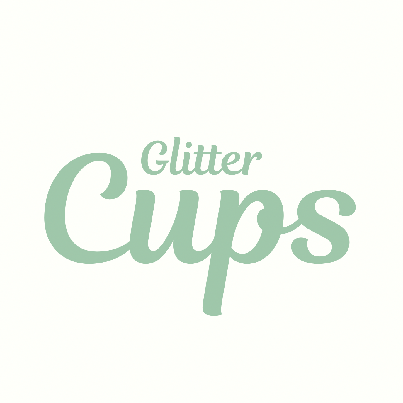 Premade Glitter Cups
