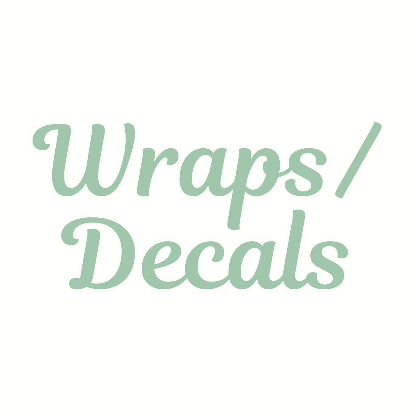 Wraps/Decals